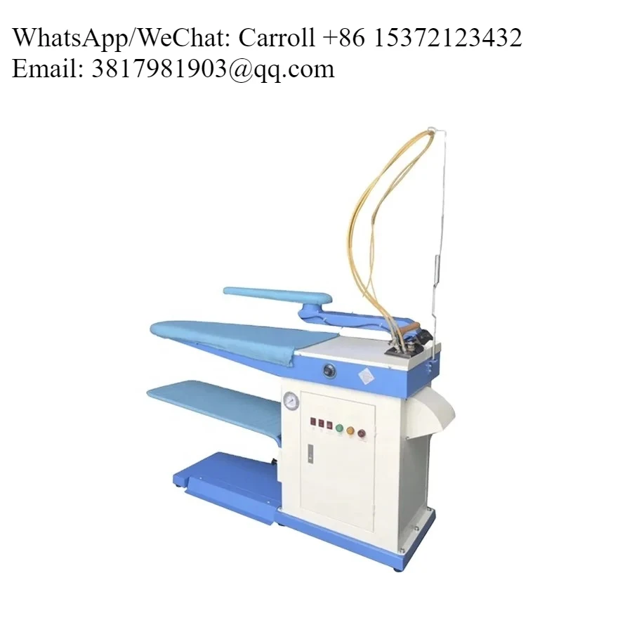 

Inbuilt Steam Generator Vacuum Ironing Table With Boiler Bridge Type Dehumidifying Equipment Convenient Ironing Solutions