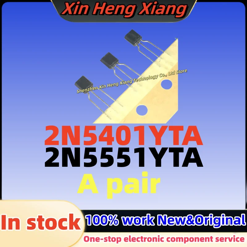 

(50-100pcs) A pair 2N5401YTA 2N5551YTA 5401 5551