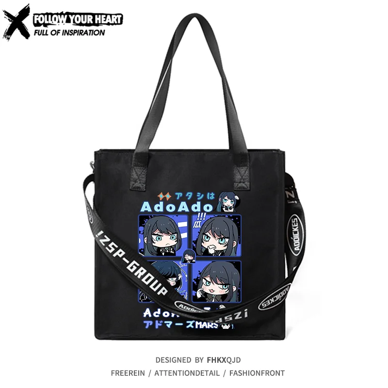 

Anime Kawaii Ado Virtual Singer Cheers Around Shoulder Bag Kuangyan Concert Red-haired Singer Girl Commuting Hand Crossbody Bag