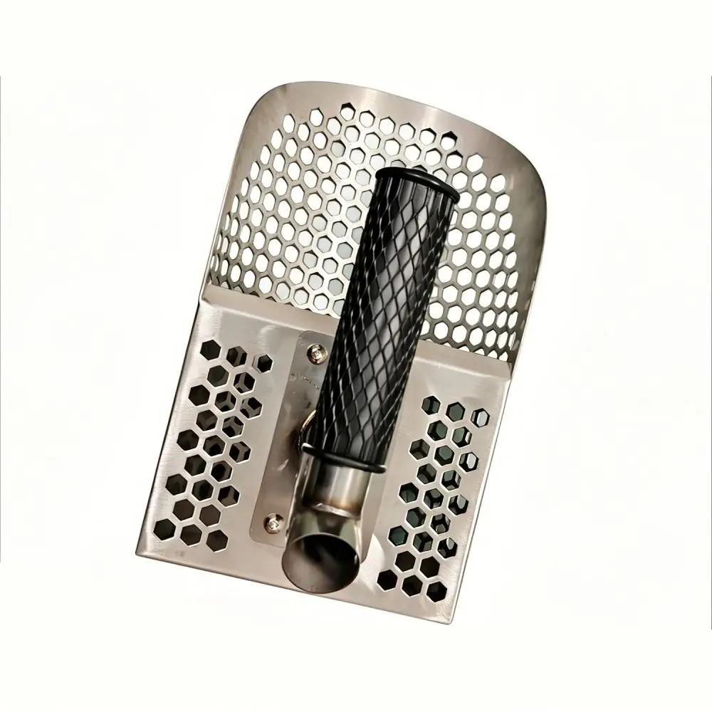 High Performance Sand Sifting Scoop Metal Detector Shovel Beach Treasure Hunting Outdoor Gold Prospecting Accessory Gear