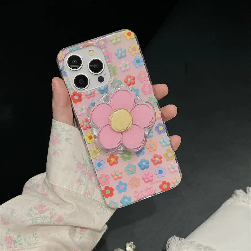 

Colorful Flowers Magsafe Phone Case Cover for IPhone 12 13 14 15 Pro Max Shockproof Cases for IPhone 15 Pro Max Case