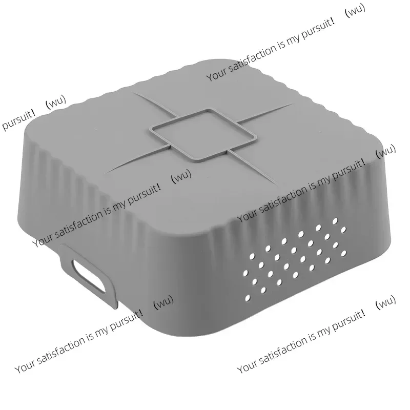 صينية قالب مقلاة هوائية من السيليكون لـ COSORI Cecotec 5.5L، 6L حاويات سلة مربعة قابلة لإعادة الاستخدام أواني فرن الميكروويف #4