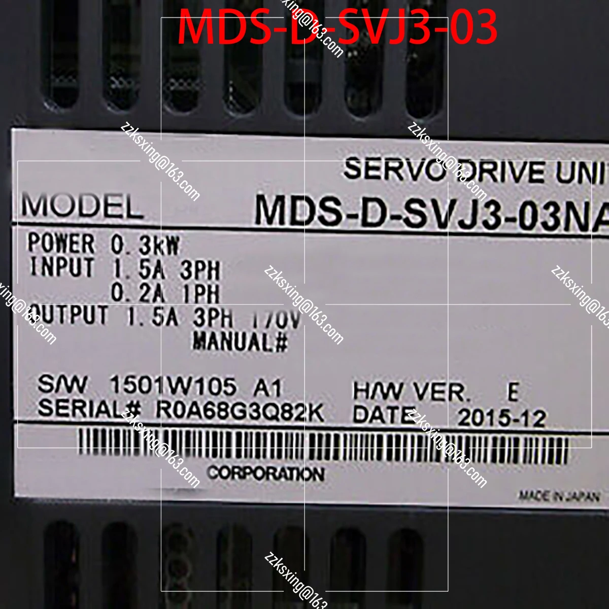 

Bran-new Original Servo Driver MDS-D-SVJ3-03