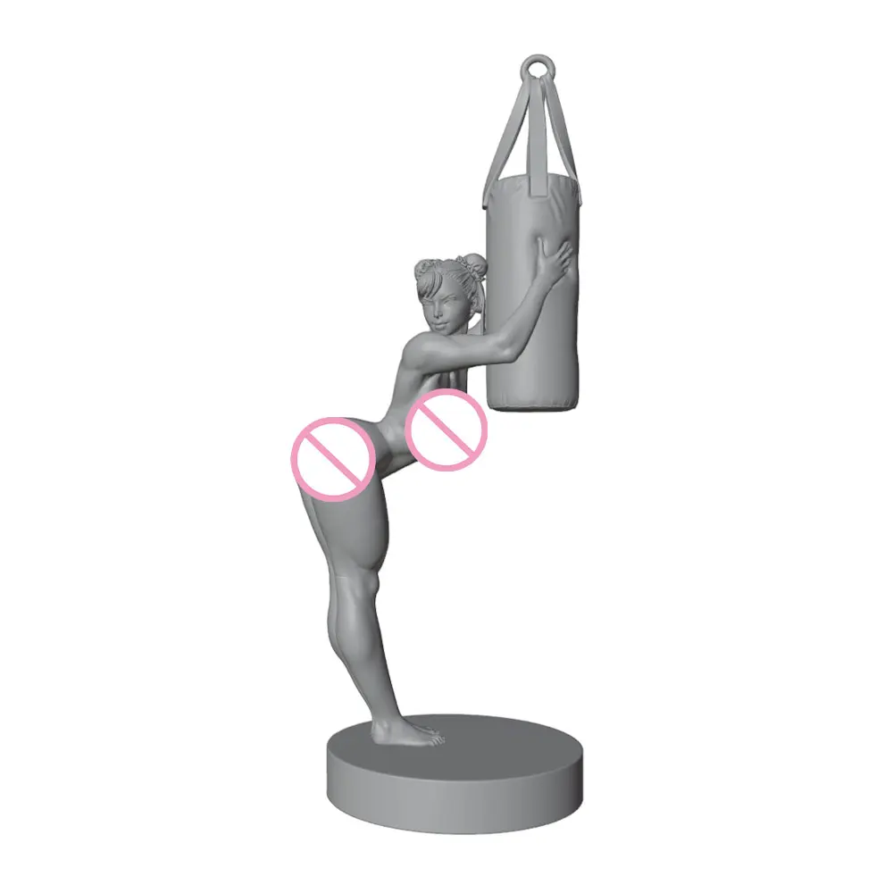 1/24/6Sexy Girl Statue,anime character statue, miniature model kit, GK mini 3D printed gray model statue, unpainted, unassembled