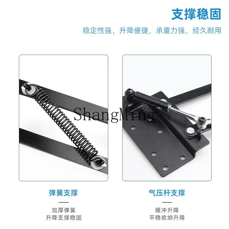 CLL Spring Type Pneumatic Type, Multifunctional Coffee Table Desktop Folding Lifter Buffer Height Adjuster Hardware