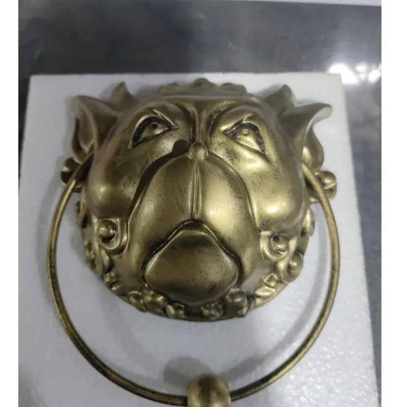 Vintage Dragon Face Door Knockers, Wall Mounted Resin Crafts Door Knock, Door Handle Home Decoration Doorknocker