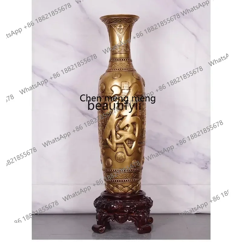 cc182l Large Floor Vase Decoration Hotel Lobby Decoration Living Room TV Cabinet Housewarming Personalized Gift