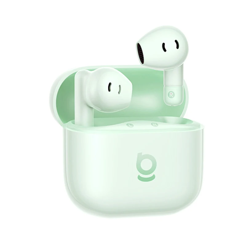 Baseus Bass BS2 Lite Echte draadloze oordopjes Bluetooth 6.0 Semi-in-ear oortelefoon 2-microfoon AI ENC 40H Speeltijd IP55 SuperBass Oordopjes