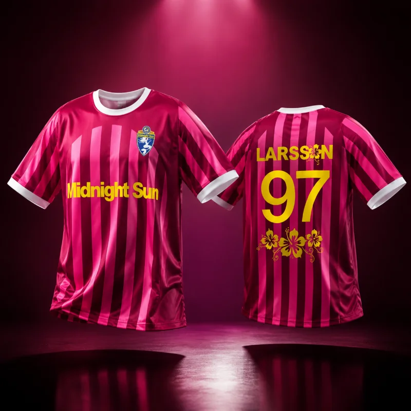A Great Soccer Jersey 3D Printed Cherry Blossom T-shirt Comfortable Breathable Casual Street Wear Short Sleeved Fan T-shirt
