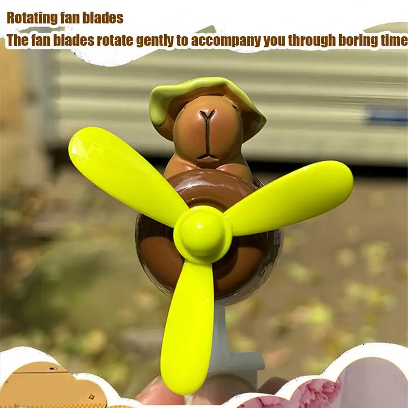 Air Freshener For Car Capybara Pilot Shape Car Air Outlet Odor Eliminator Lasting Long Interior Air Freshener For Sedan - view 5