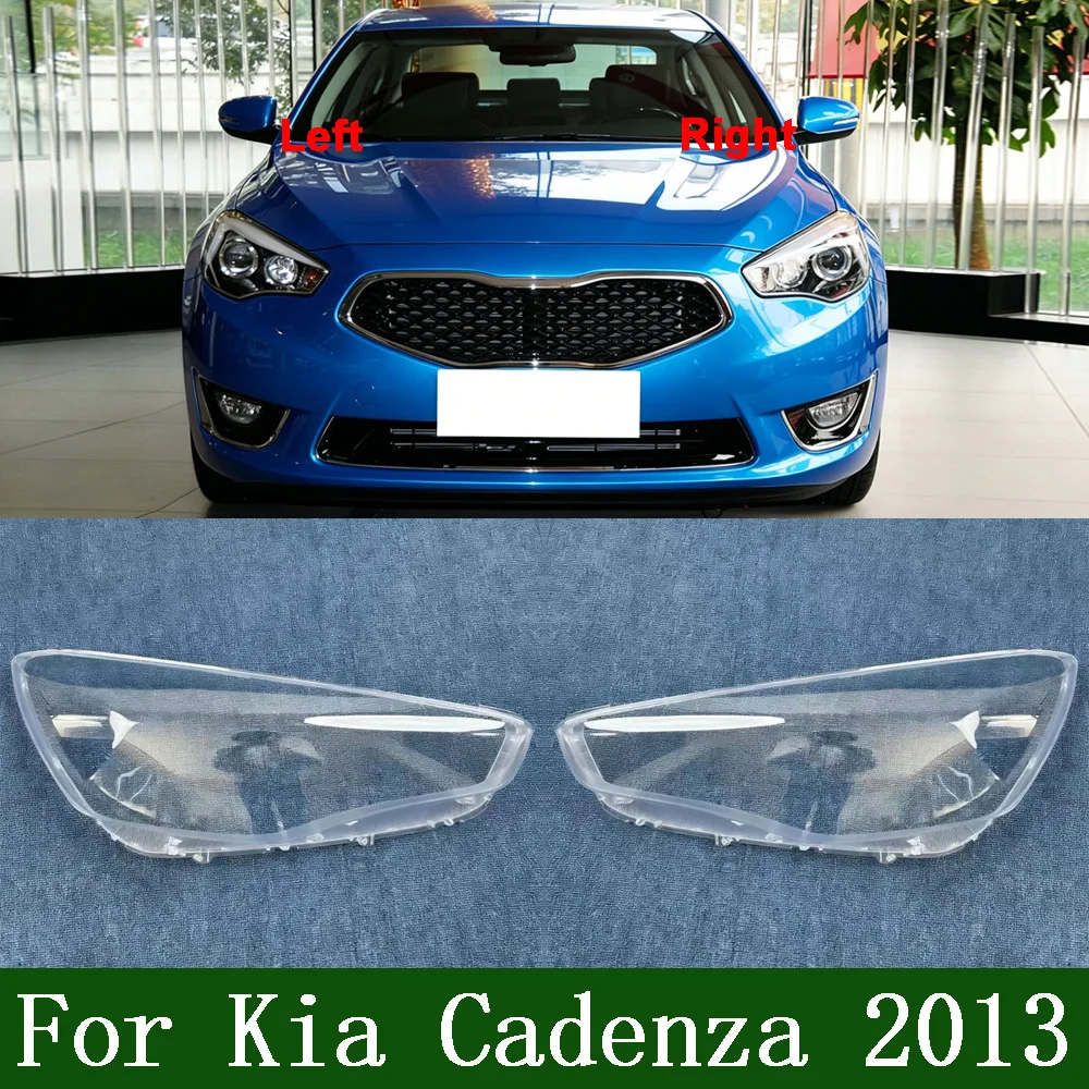 

Front Glass Lens Lamp Shade Shell For Kia 2013 Cadenza Car Front Headlight Lens Cover Front Headlamp Lamp Cover Glass Headlight