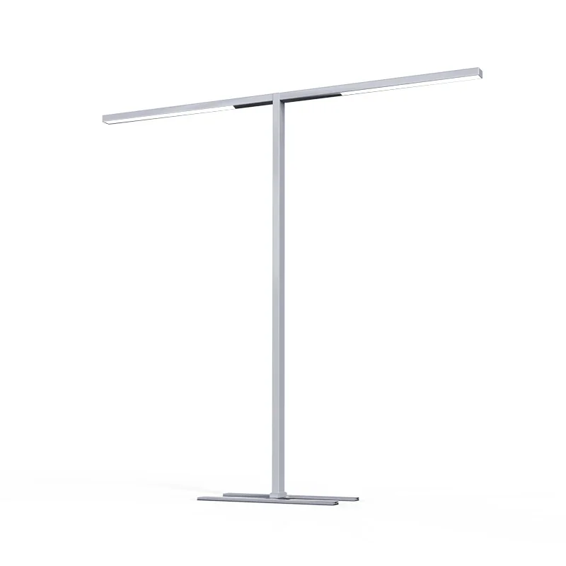 BR-FS0011-120W-F02Floor Lamp with Adjustable Touch Dimming Table , Metal LED Floor  Aluminum+Acrylic