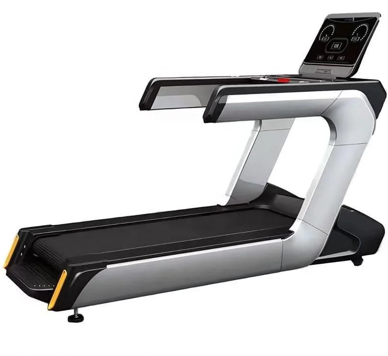 Commercial Electric Treadmill LED LCD Screen High-Resolution 1-20km/h Auto Incline Gym Hotel Mall