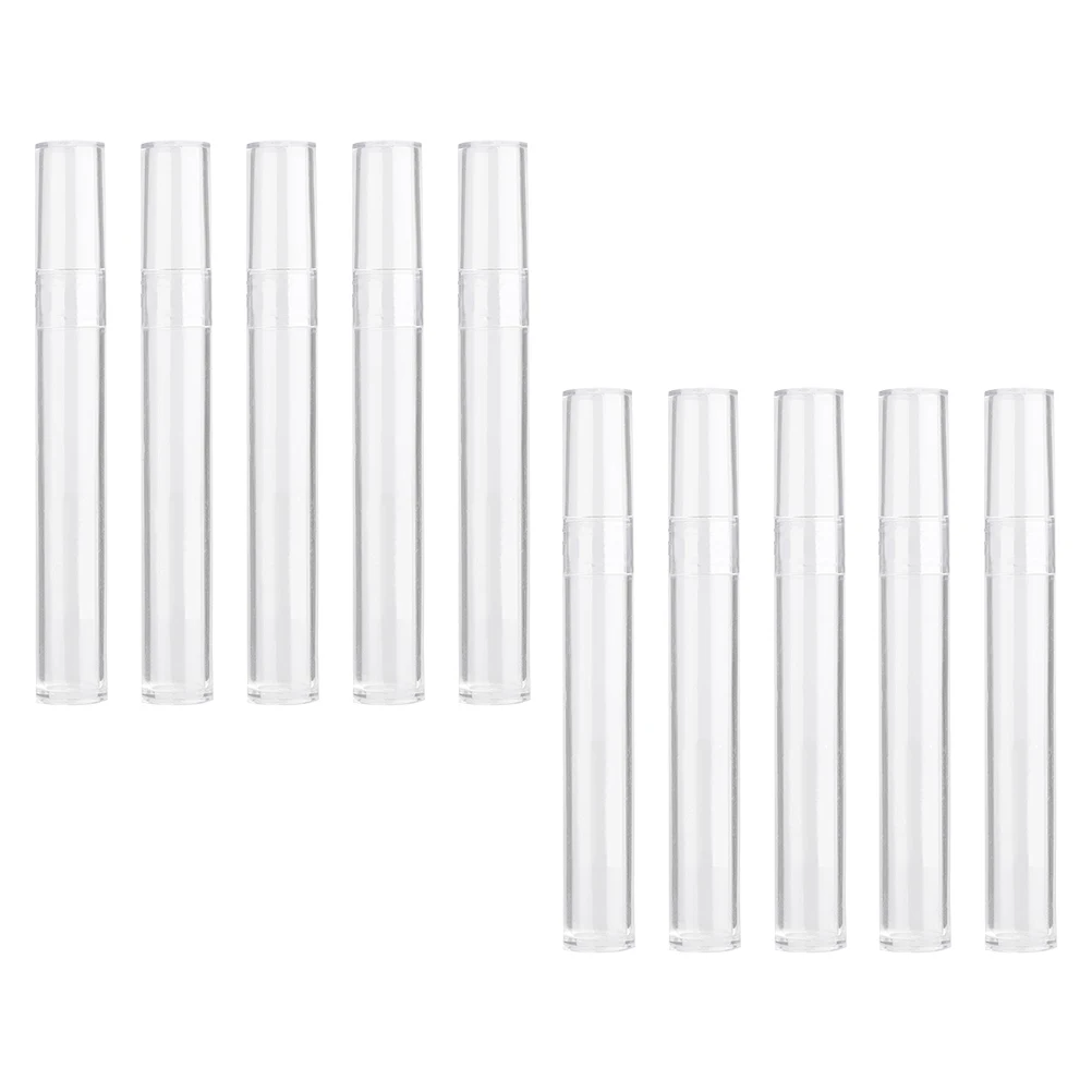 10 stuks naalddoos transparante pincetopslagbuis stevig ABS-materiaal compact formaat wimpergereedschap organisator gemakkelijke toegang