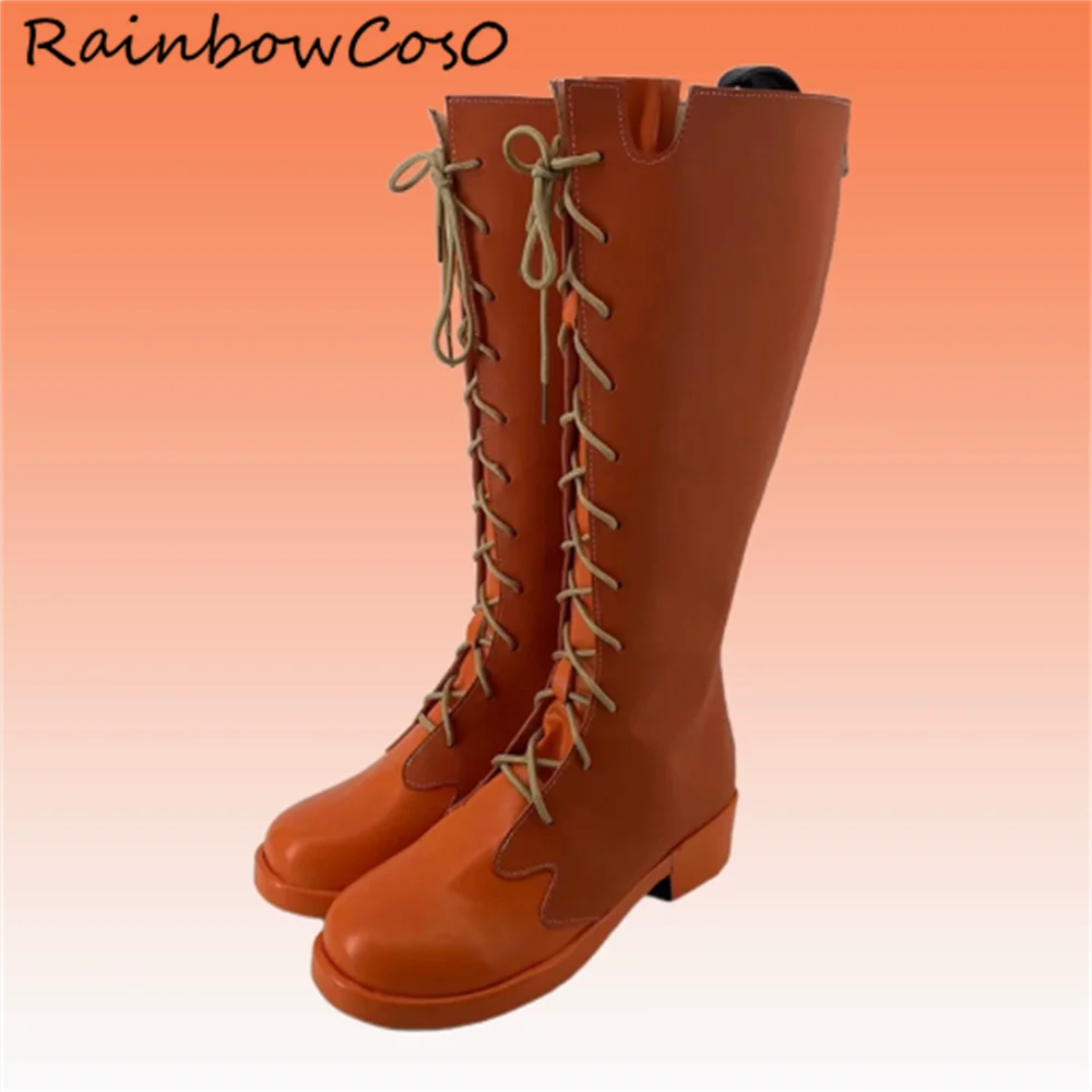 煉獄杏寿郎 コスプレ靴 ブーツ ゲーム アニメ ハロウィン RainbowCos0 W4515