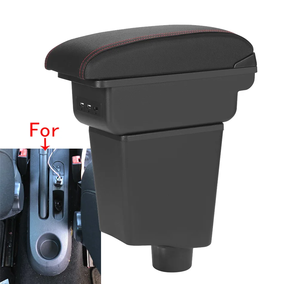 For Renault Clio 3 Armrest For Renault Captur Clio 3 III Car Armrest Box Accessories Storage Parts Dedicated Interior Retrofit