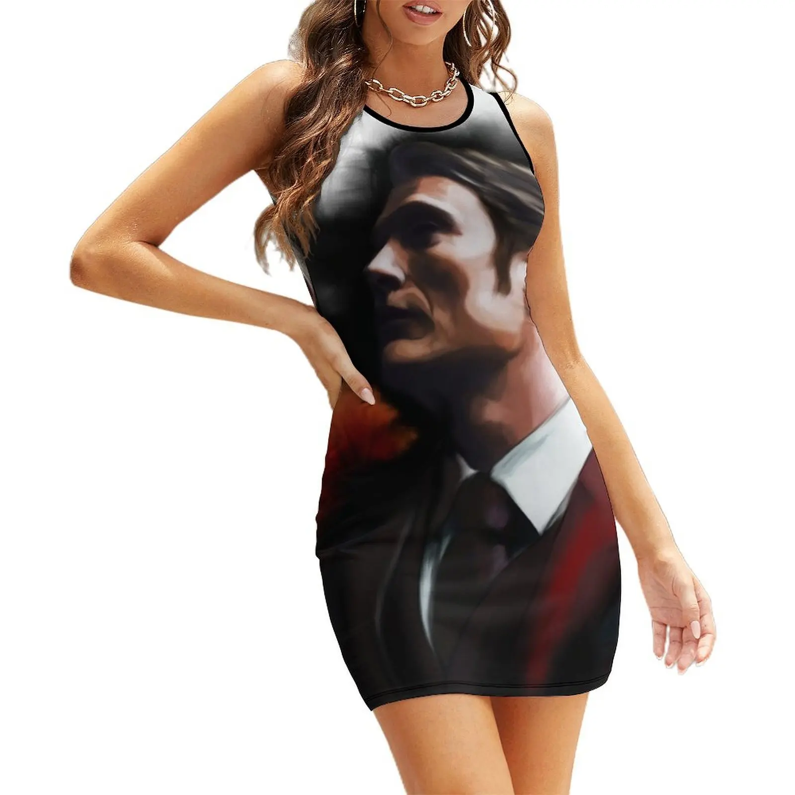 

Hannibal Lecter Sleeveless Sundress summer dresses womens 2025 elegant party dress for women 2025 Women's evening dress