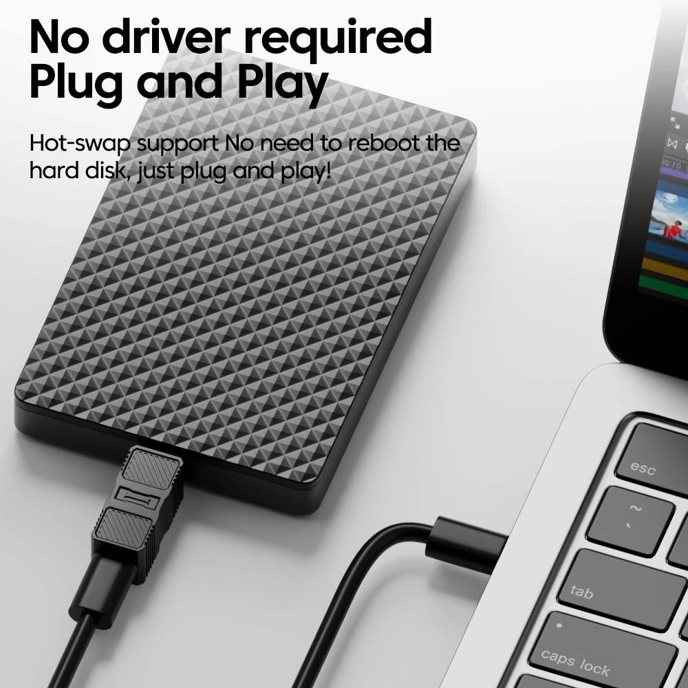USB-B3.0 Printer Adapter Type-C to B Square Port Converter Connection Hard Disk Enclosure Copier Transfer Adapter For Printer PC