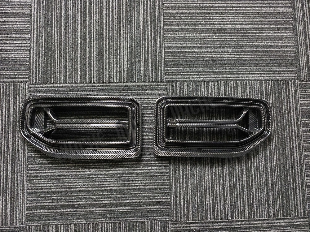JIACHE Dry Carbon Fiber Car Front Bumper Grilles Body Kits For BMW 2 Serise G87 M2 2022+ FRP Unpainted Replacement Accessories