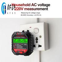 AF89-HABOTEST HT107 Pro Socket Tester Voltage Test Socket  Ground Zero Line Plug Polarity Phase Check