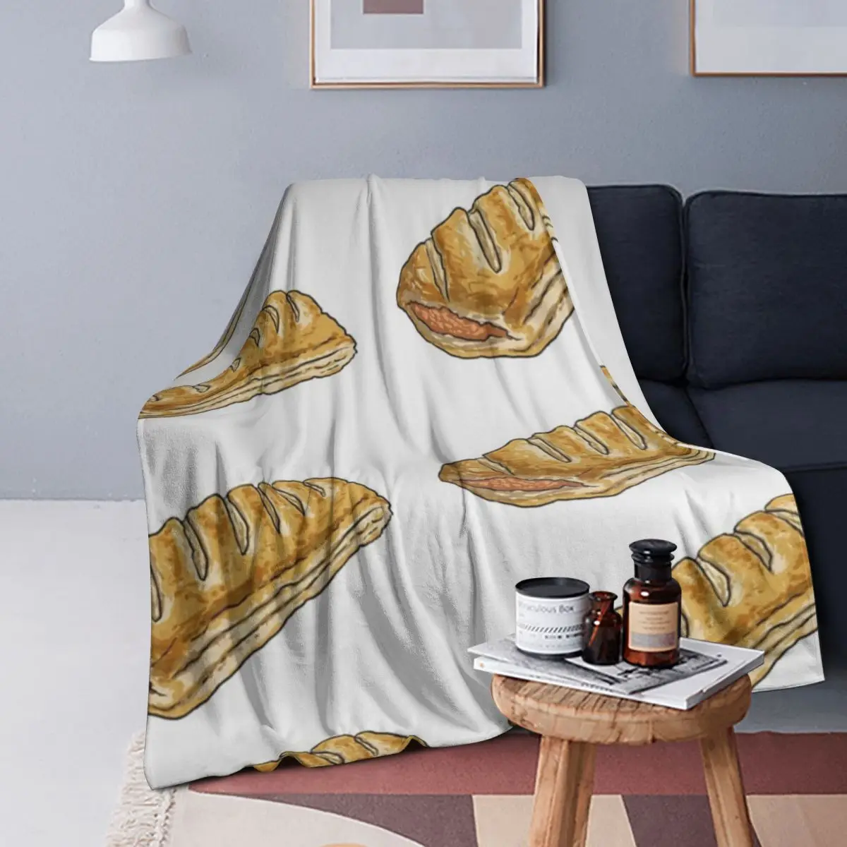 

Sausage Roll Blanket Soft Warm Flannel Throw Blanket Plush for Bed Living room Picnic Travel Home Sofa