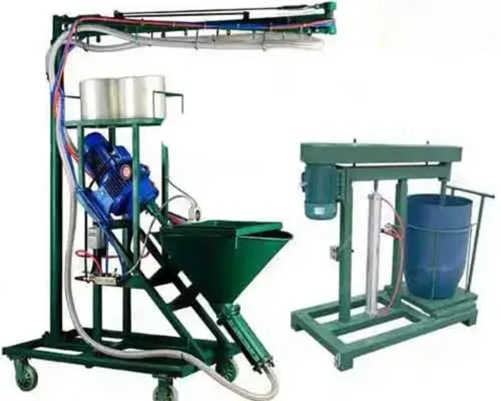 GRC Shotcrete Machine Screw Type Glass Fiber Concrete Sprayer Customized Horizontal Distance Revetment Slope Protection Project