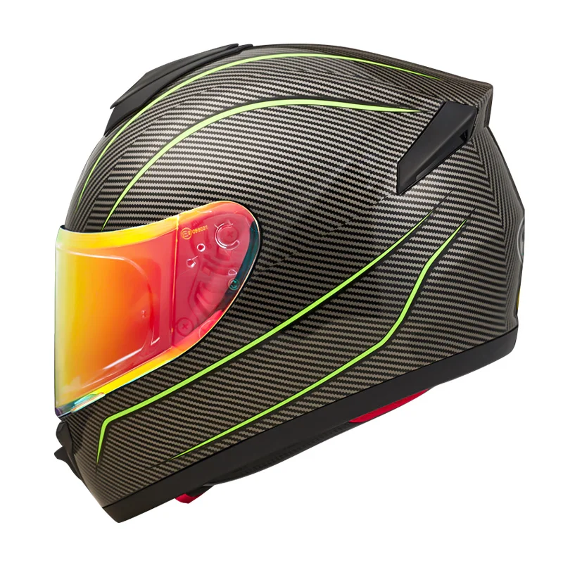 

Carbon Fiber Pattern Helmet Women Child Motorcycle Helmet Safety Full Face Helmet Protect Capacete Casque Casco DOT Approved