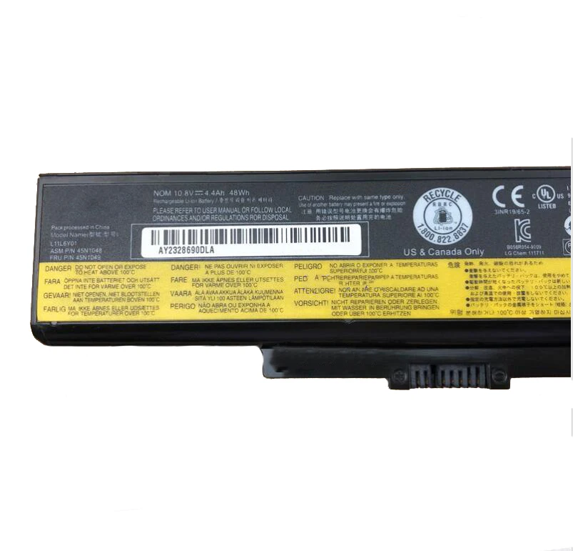 CP Laptop Battery L11L6Y01 48Wh/4400mAh For E430 E440 E530 G480 G580 G585 G780 Y480 Y580 G500 G505 L11S6Y01 L11N6R01 L11M6Y01