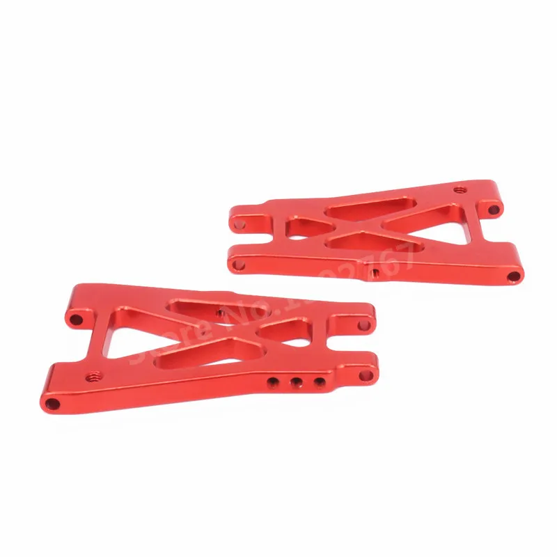Brazo de suspensión inferior trasero mejorado de aleación de aluminio para coche teledirigido, 2 piezas, para coche modelo RC, escala 1/10, Kyosho Optima 4WD CNC Hobby Buggy