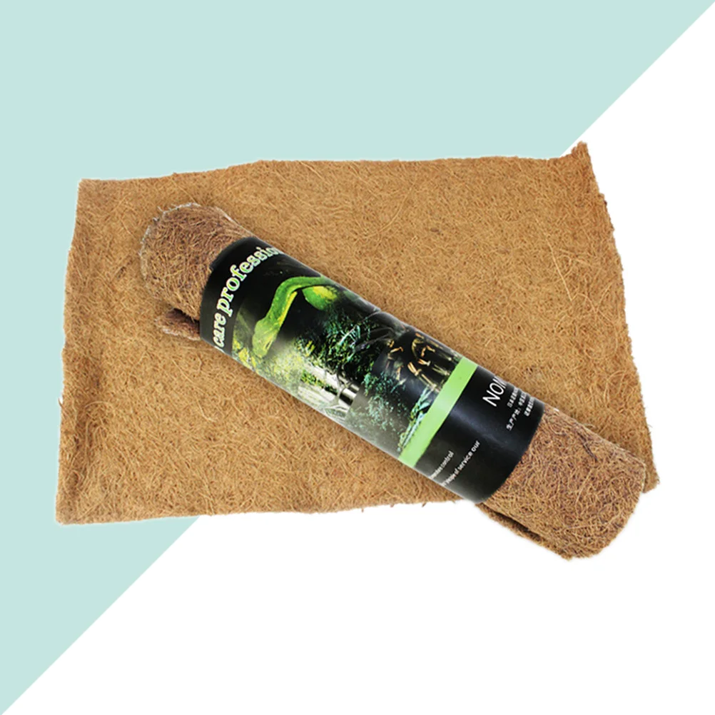 

Coconut Palm Mat Carpet Reptile Bed Products Terrarium Bedding Supplies to Climb