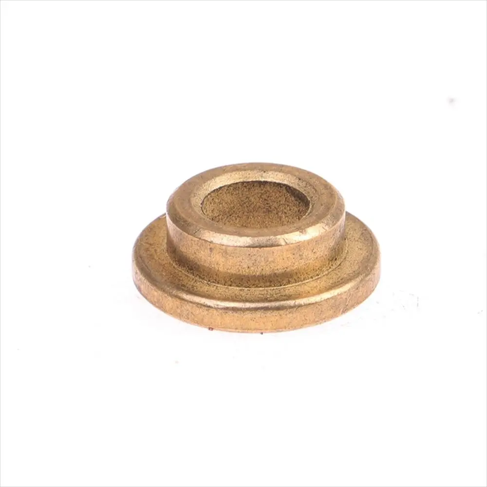 5Pcs ID 1-30mm Flange Sleeve Bearing Sintered Bronze Self Lubricating Shafting Sleeve Bearing Powder Metallurgy Stepped Flange