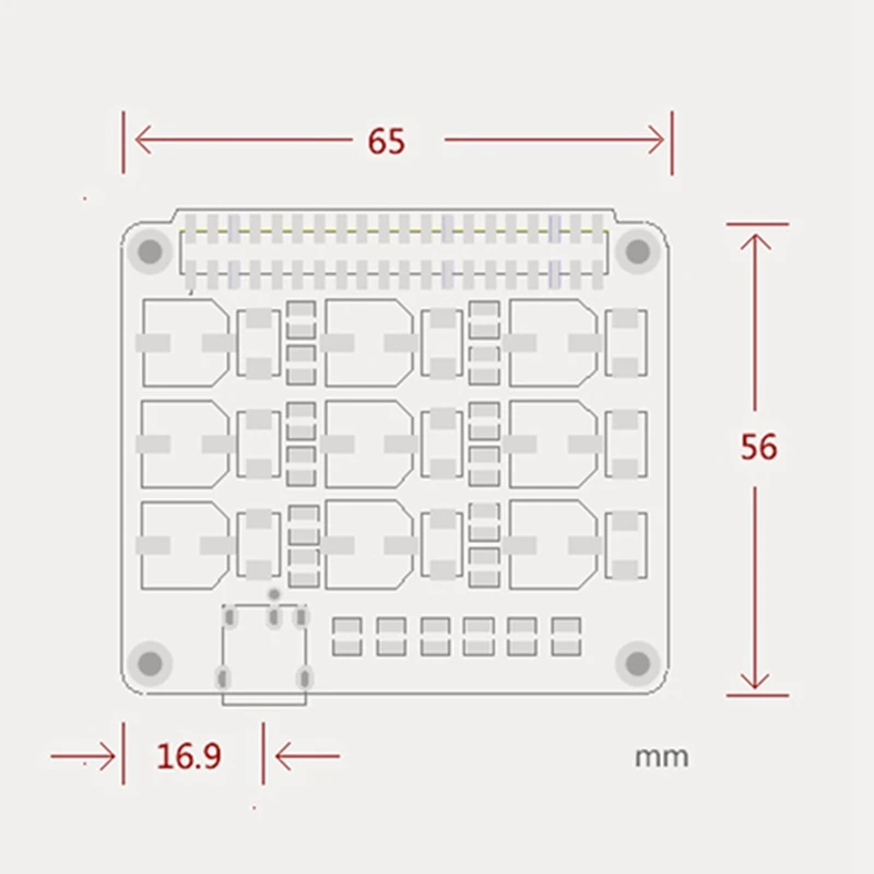 Power Filter Purification Board for Audio Decoder Board HIFI Expansion Module F11-003(A)-A22U