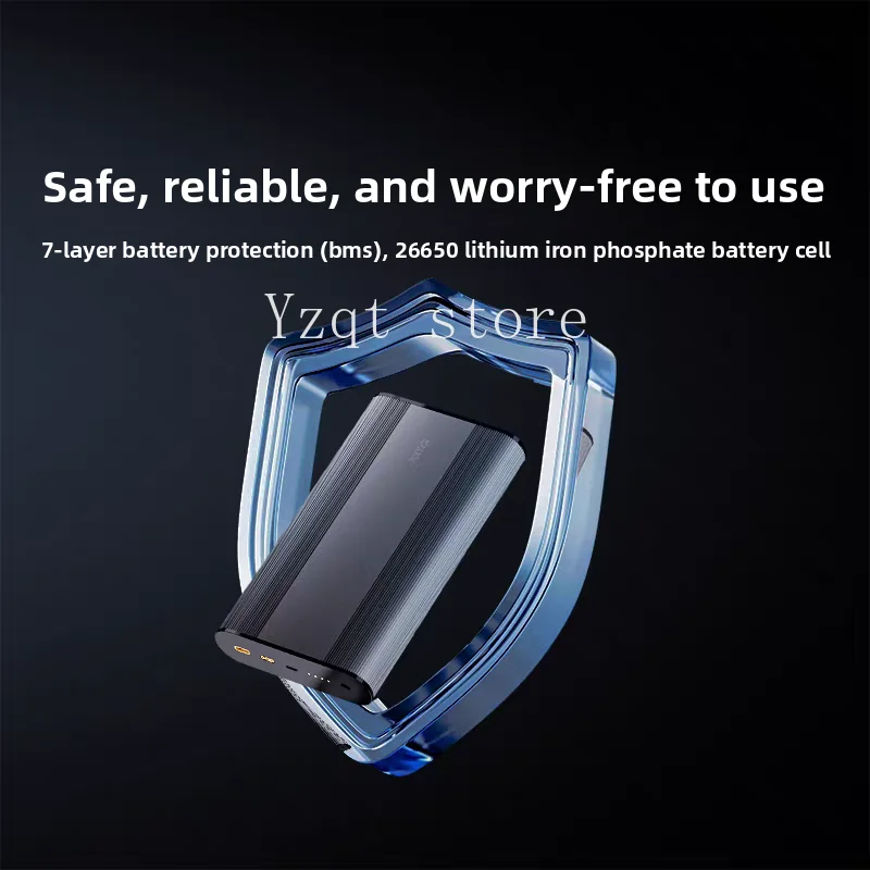 12-30V LiFePO4 vehicle power supply 96Wh, for driving recorder, parking monitoring, low voltage cutoff