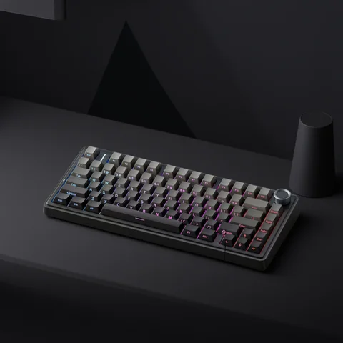 AULA F75 2.4G Wireless/Bluetooth/Wired Gaming Mechanical Keyboard RGB Customized 75% Layout OEM Profile Gasket Structure