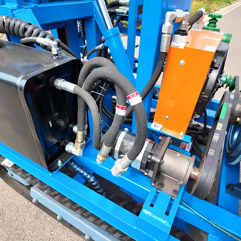 تخصيص RLD-260 100m 200m آلة حفر الآبار الضحلة Dth آلة حفر المطرقة لآبار المياه