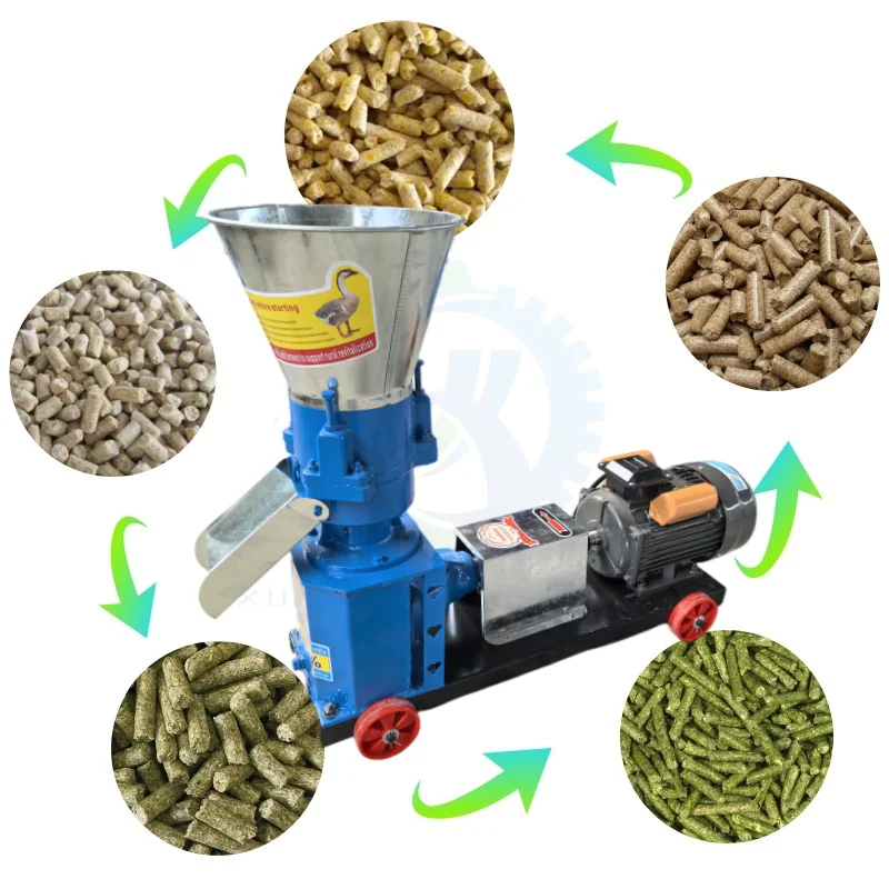 Portable 125/160 Type Feed Pellet Making Machine for Chicken Duck Rabbit Feed Production