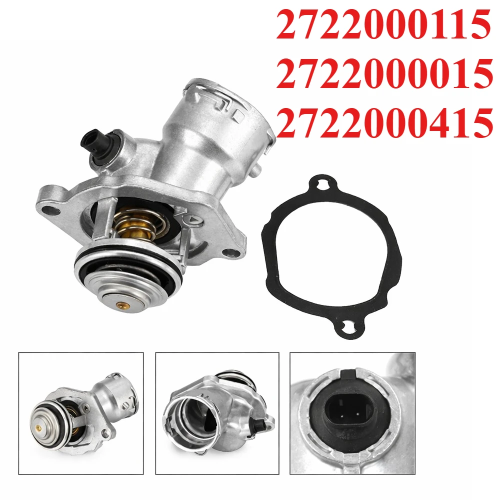 

100℃ 2722000115 2722000015 2722000415 For Mercedes-Benz C230 C280 C300 C350 CLK350 E350 GLK350 ML350 Engine Coolant Thermostat