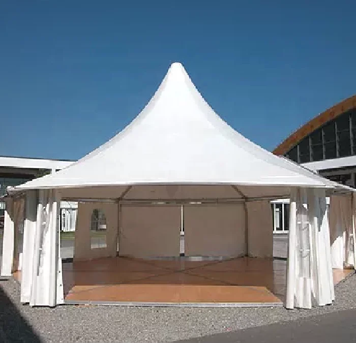 2025 new hexagonal tower tent octagonal aluminum structure tent