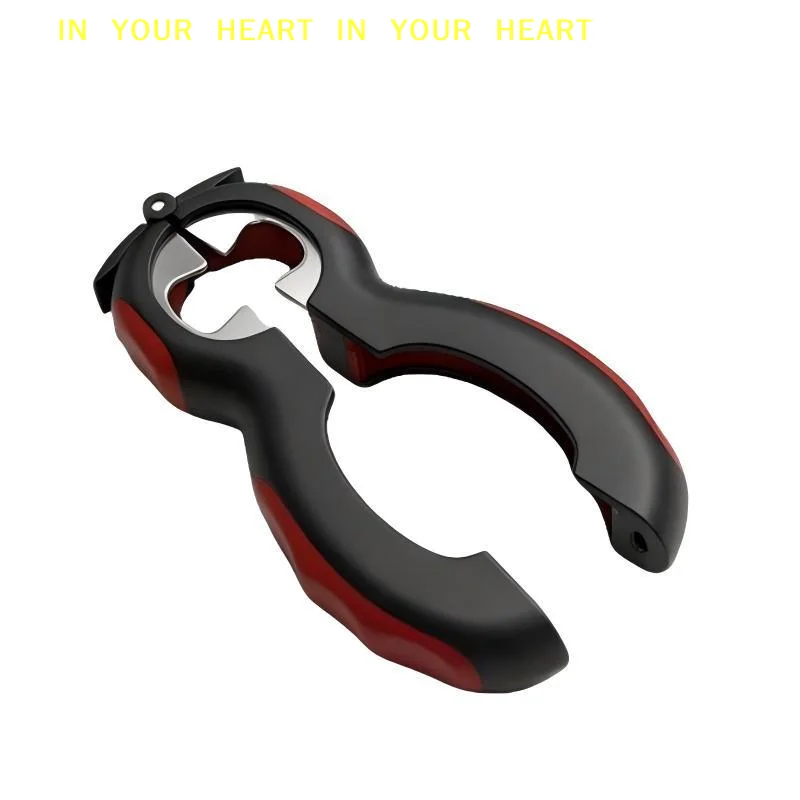 【X】6 In 1 Multi Functional Bottle Opener Ergonomic Non Slip Jar Can Lid Remover for Seniors with Arthritis Kitchen Use