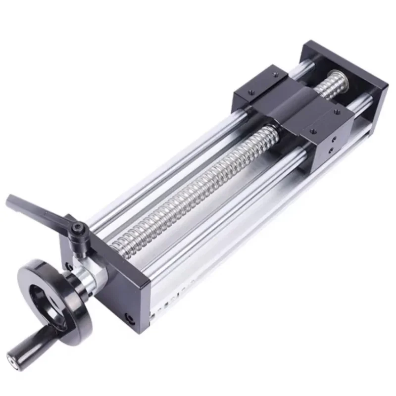 

Numerical control ball screw linear guide slide table linear motion module with manual crank wheel