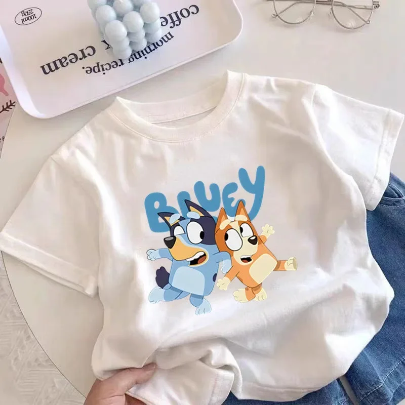2026 Sommer Neue Hellblaue Cartoon-Kurzarm-Kleidung für Kinder und Kleinkinder, Reine Baumwoll-Kurzarm-T-Shirts für Jungen – Detail 5
