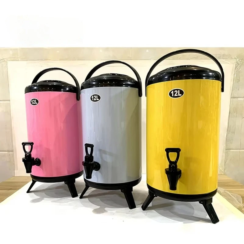 

Stainless steel milk tea equipment milk tea bucket insulation bucket coffee shop accessories