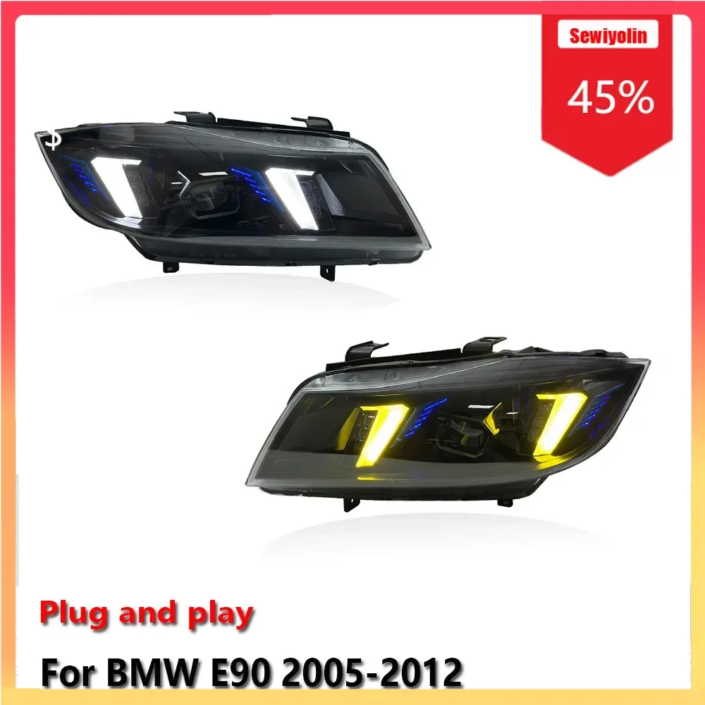 

Car Auto LED Headlight Assemblies For BMW E90 2005-2012 Fog DRL Brake Turn Signal Lamp Plug And Play