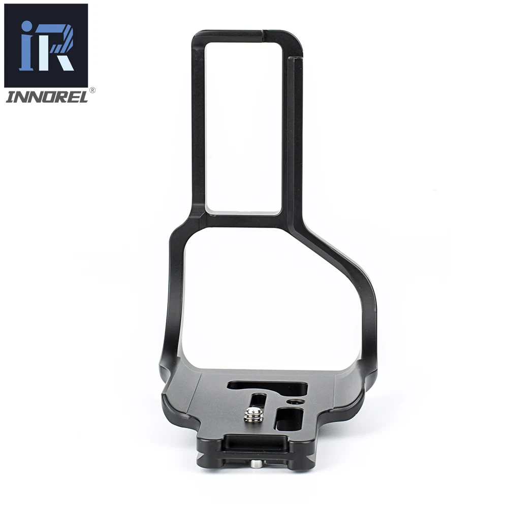LPN-D850LBG câmera l suporte placa de liberação rápida 1/4 "parafuso arca suíço vertical gravação de vídeo para nikon d850 dslr tripé cabeça