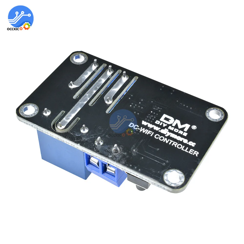 ESP8285 sostituisci il modulo relè di ritardo del Timer del ciclo dell'interruttore intelligente Wireless WiFi autobloccante DC 12V per il controllo dell'app Android Smart Home