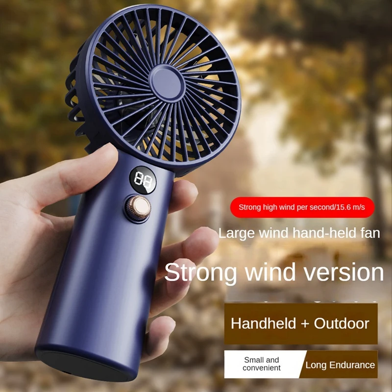 Portable Handheld Fan Powerful Fan Outdoor Usb Rechargeable Fan Cleaned Blowing Dust Fan Cooling Summer