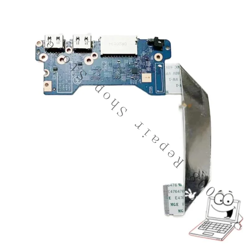 WYOR For Lenovo New USB Card Reader Power Button Board IDEAPAD Flex 5 14IIL05/ITL05/ARE05 15IIL05 81X 1 LC55-15C 448. 0K109.0011