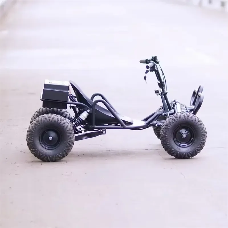 Mini Electric Go Kart For Kids Outdoor Off Road Ride On Car Toy Vehicle Battery Powered Drifting Buggy Gift For Boys Girls