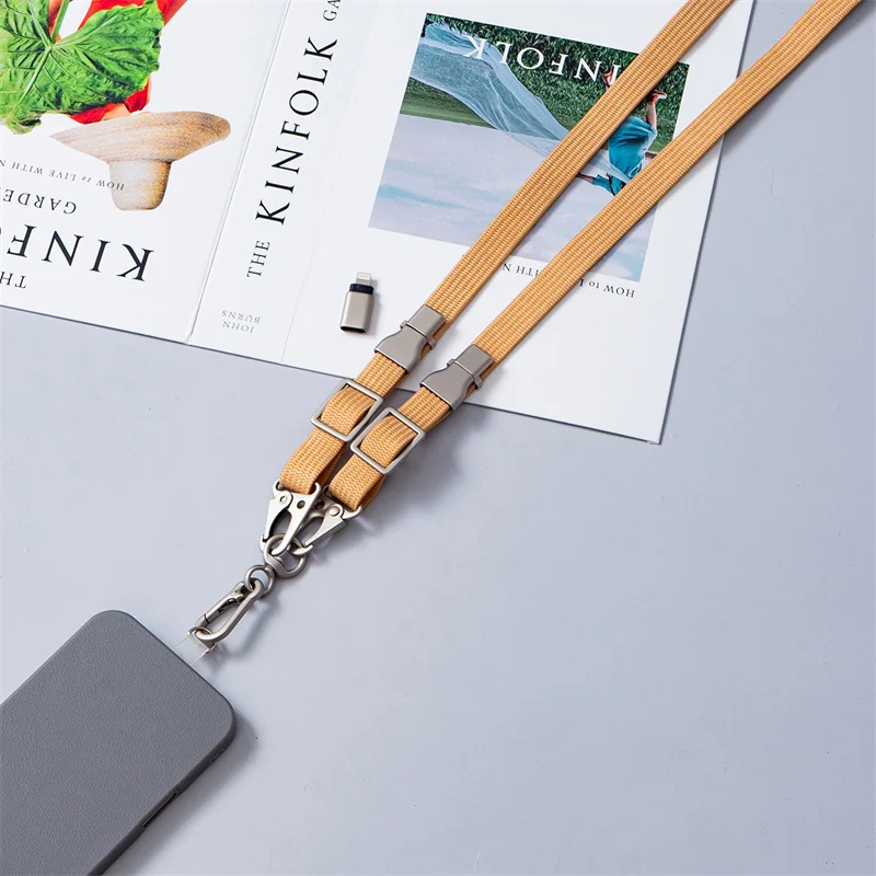 Universal Phone Lanyard USB C To USB C Cable Phone Strap Anti Loss Cord For iPhone 14 15 16 Pro Max Type C For Samsung S25 Ultra