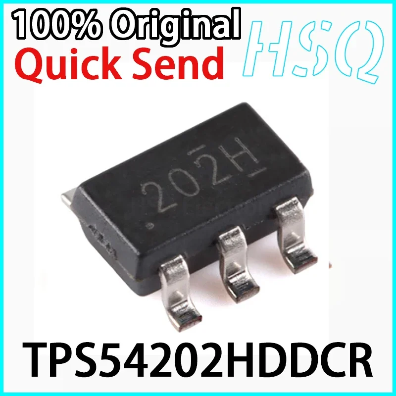 2PCS Original TPS54202HDDCR Screen Printed 202H SOT-23-6 Synchronous Step-down Converter Chip Brand New in Stock